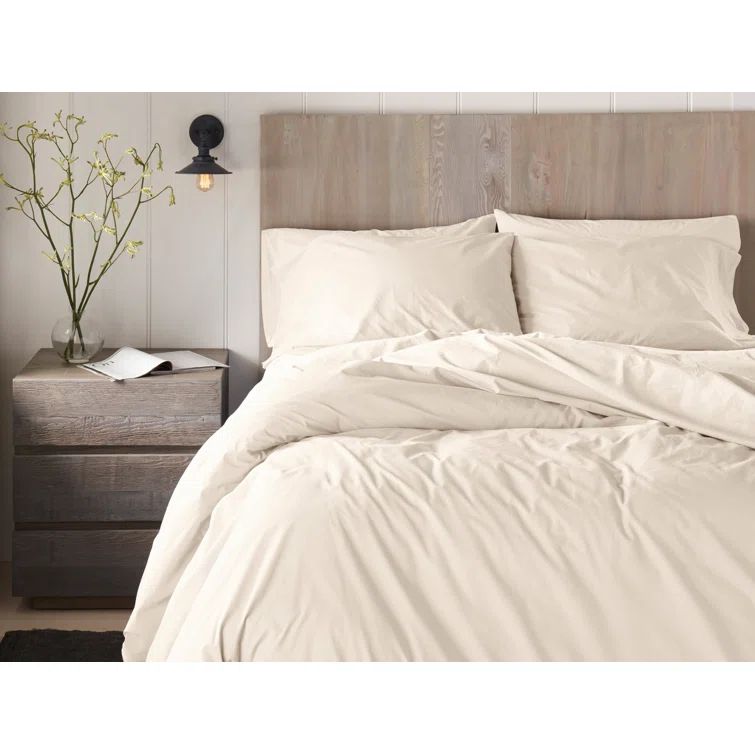 Organic Cotton Undyed Full/Queen Duvet Cover