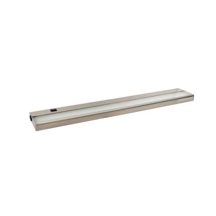 Nickel 33'' LED Under Cabinet Light Bar with Rocker Switch