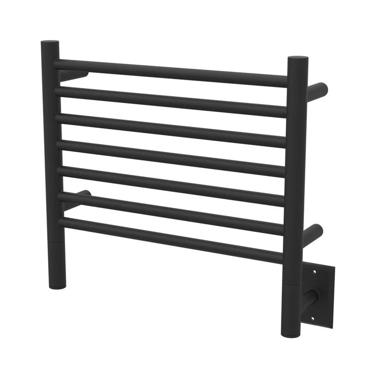 Matte Black Stainless Steel Wall Mounted Electric Towel Warmer