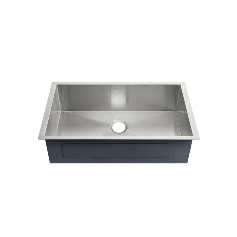 Tourner 26 x 18 Brushed Stainless Steel Single Basin Undermount Kitchen Sink
