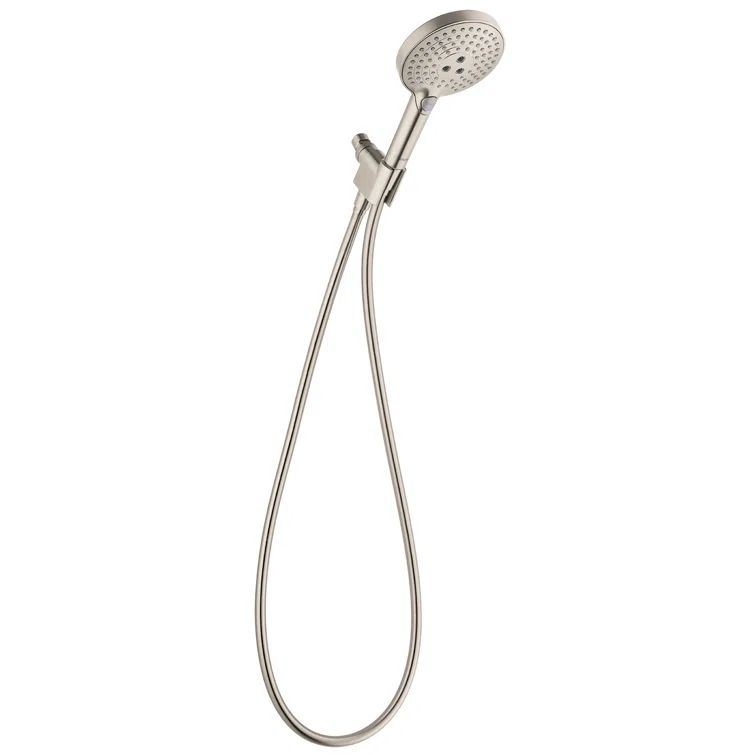 Brushed Nickel 5-Inch Handheld Shower Head with Multiple Spray Modes