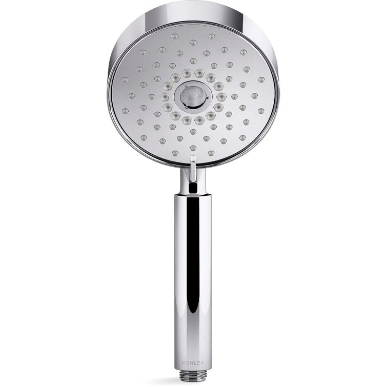Polished Chrome Multifunction Handheld Shower Head with Katalyst Technology