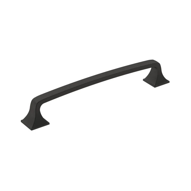 Matte Black Steel Traditional Cabinet Bar Pull with Mounting Hardware