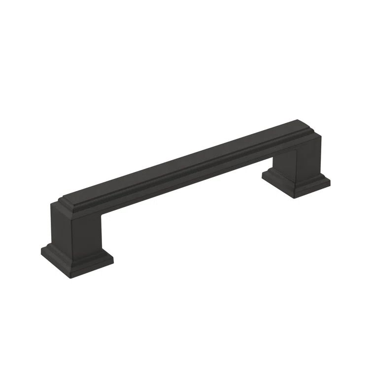 Matte Black Traditional Cabinet Bar Pull with Mounting Hardware