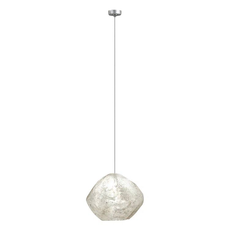 Silver Glass Mini LED Pendant Light
