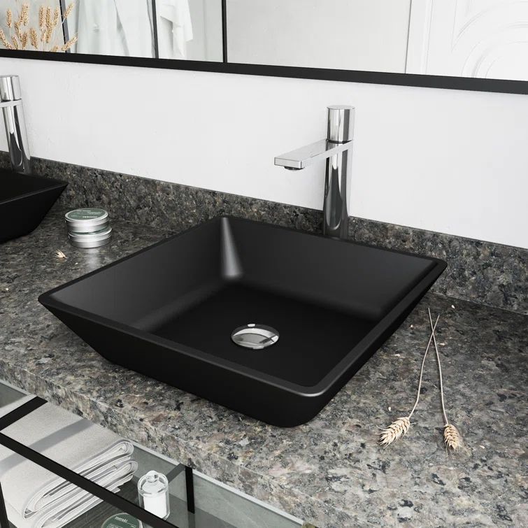 Gotham Chrome Single Handle Vessel Sink Bathroom Faucet