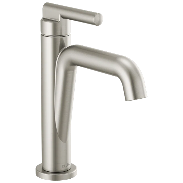 Delta Nicoli Sleek Stainless Steel Single Handle Bathroom Faucet