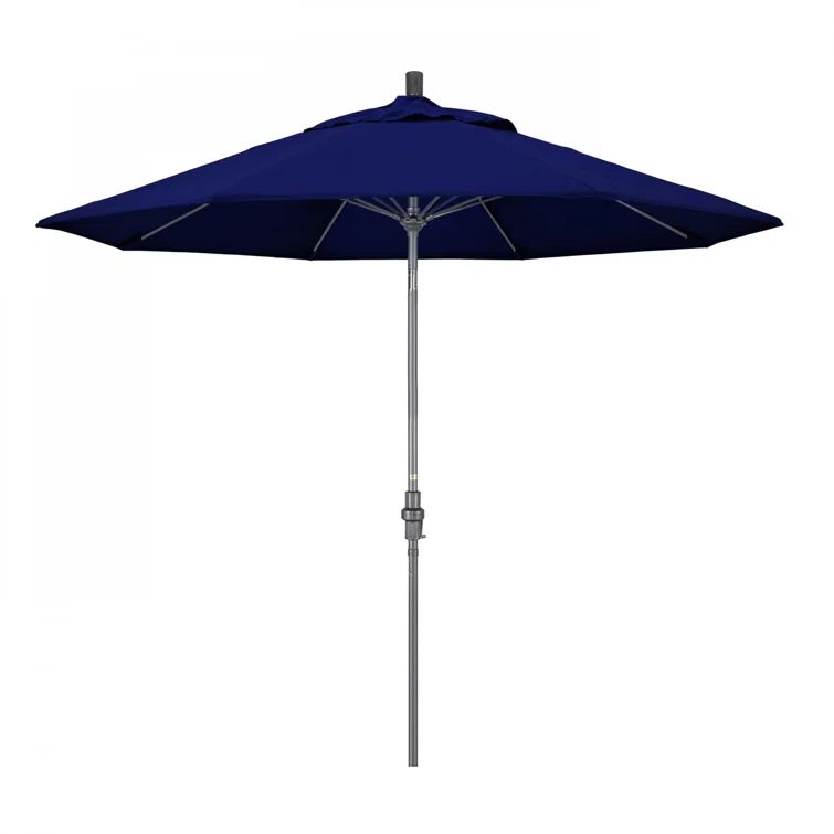 True Blue Canvas 7.5 ft Market Umbrella with Aluminum Pole