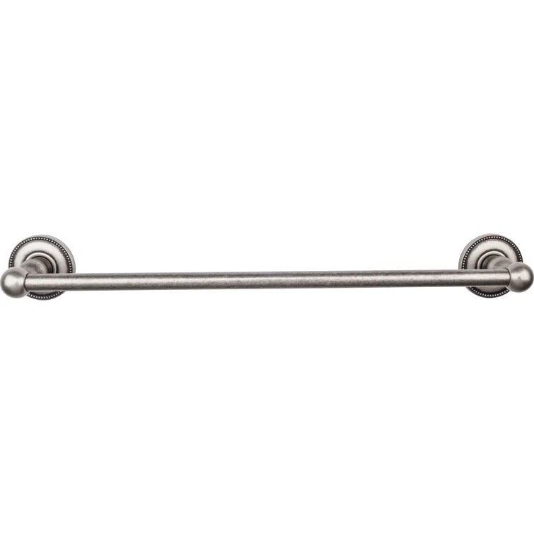 Edwardian Antique Pewter Wall Mounted Towel Bar