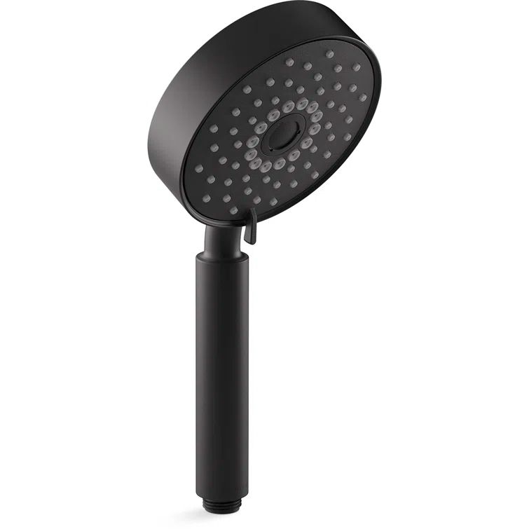 Matte Black Multi-Function Handheld Shower Head