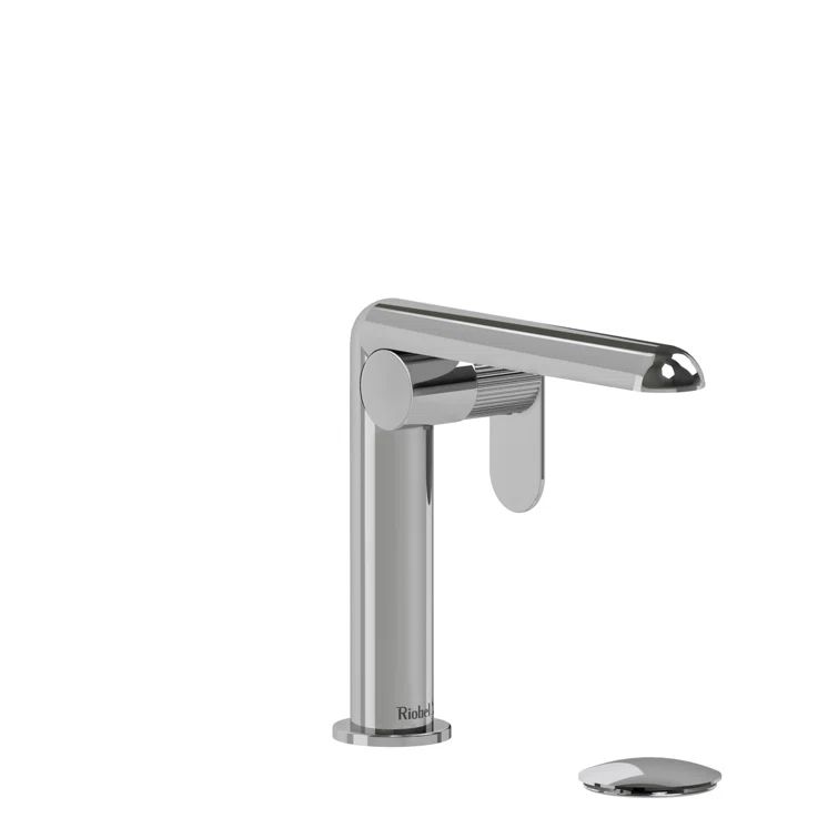 Ciclo Chrome Single Hole Lever Bathroom Faucet with Drain