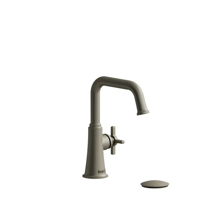 Brushed Nickel Single Handle Deck Mounted Lavatory Faucet