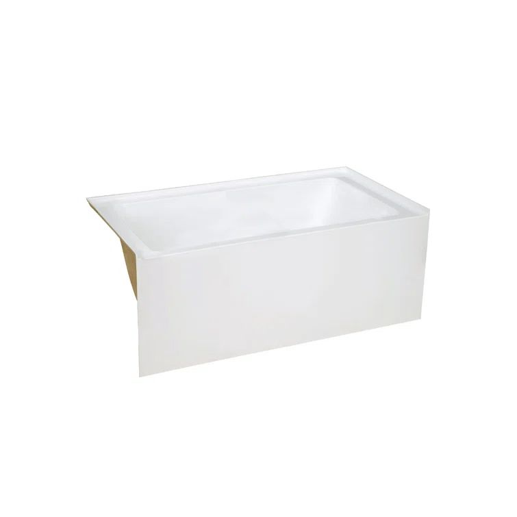 Voltaire 32" White Acrylic Alcove Bathtub with Apron