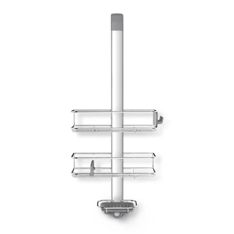 Adjustable Stainless Steel Over-Door Shower Caddy