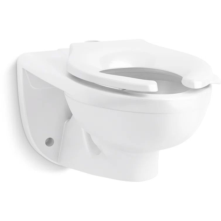 Kingston Ultra Elongated Wall-Hung Toilet with Top Spud - White