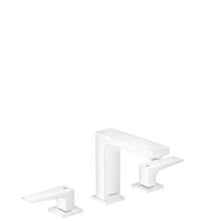 Modern Black Widespread Brass Bathroom Faucet