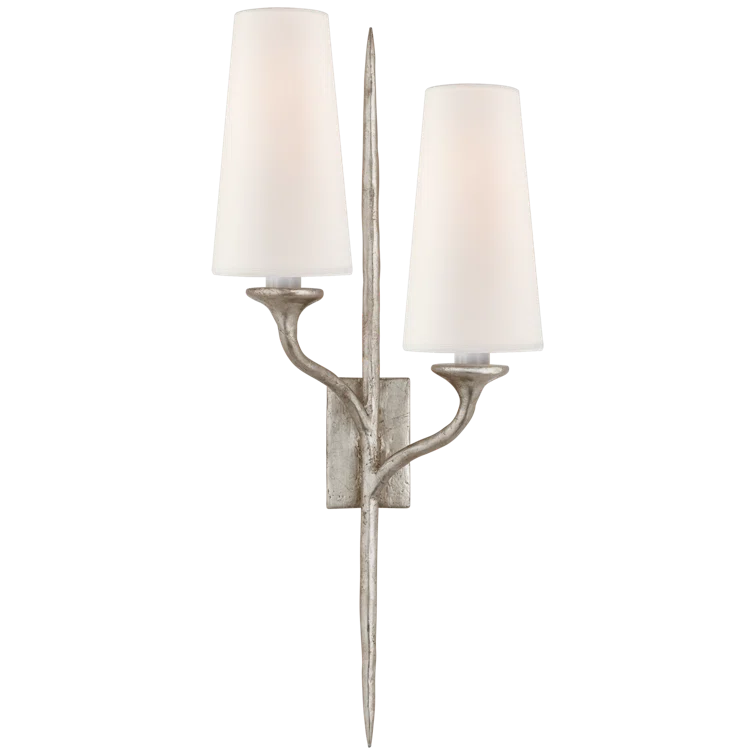 24" Silver Dimmable Energy Star Wall Sconce