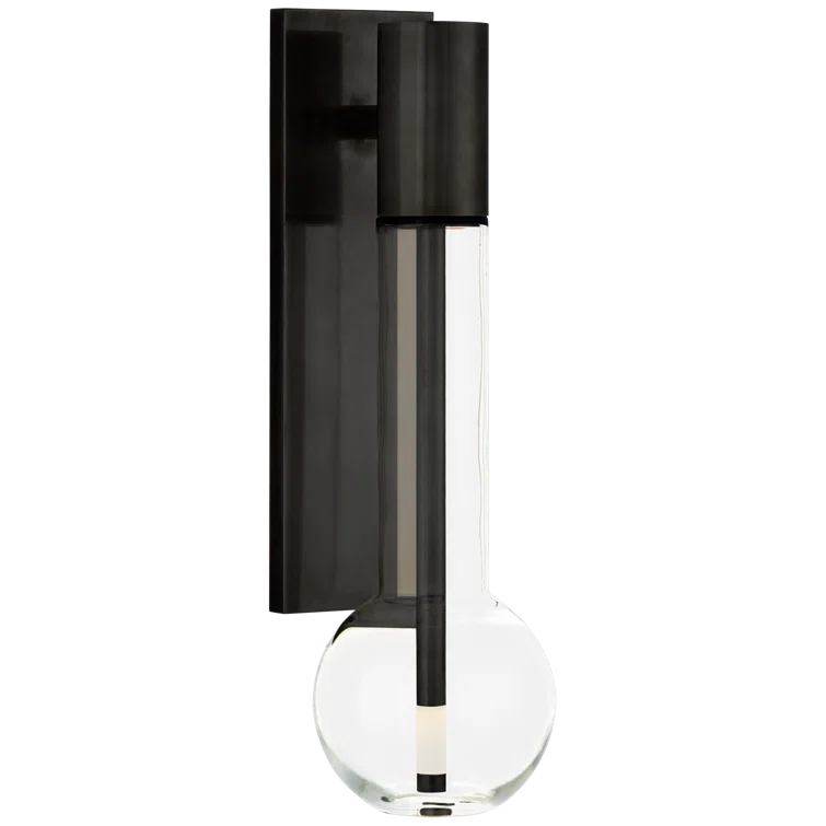 Nye Bronze and Black LED Wall Sconce