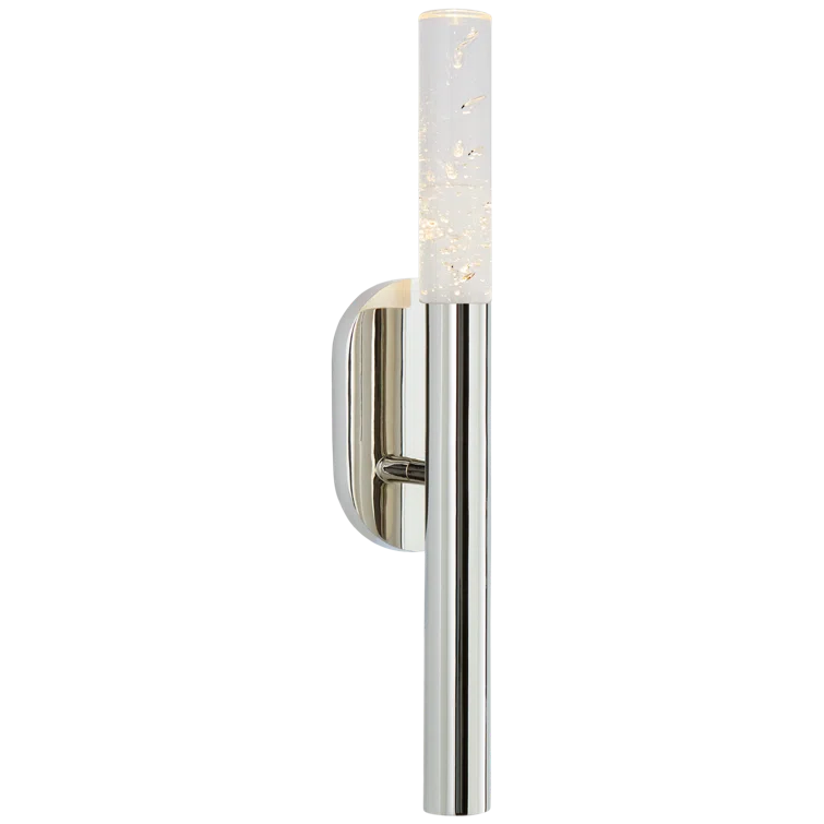 Rousseau Polished Nickel Outdoor LED Bath Sconce