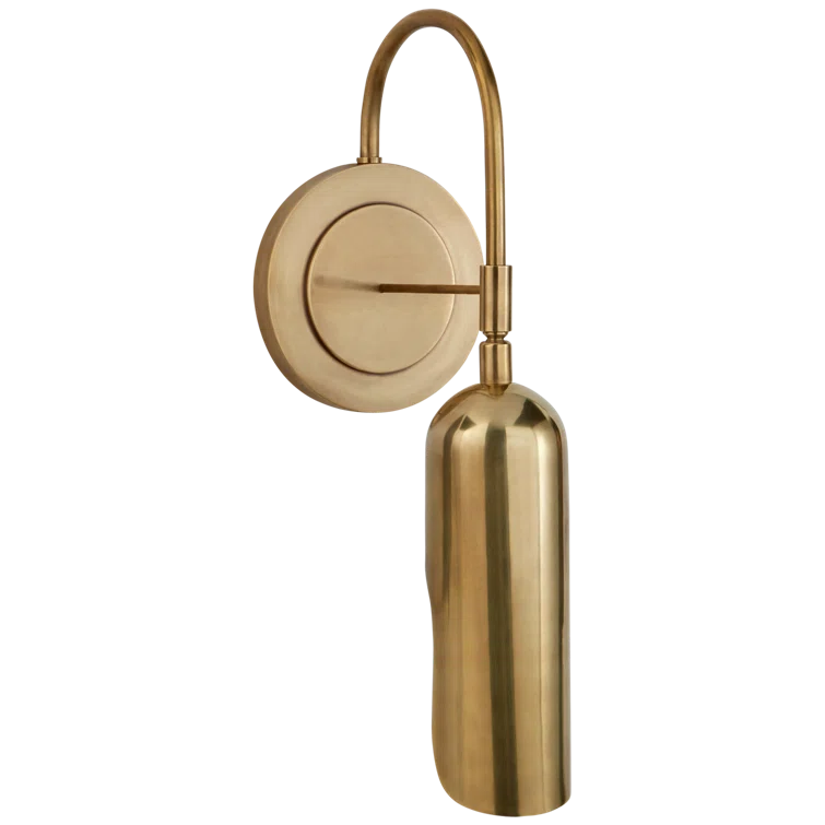 Lucien Antique Brass Dimmable Wall Sconce