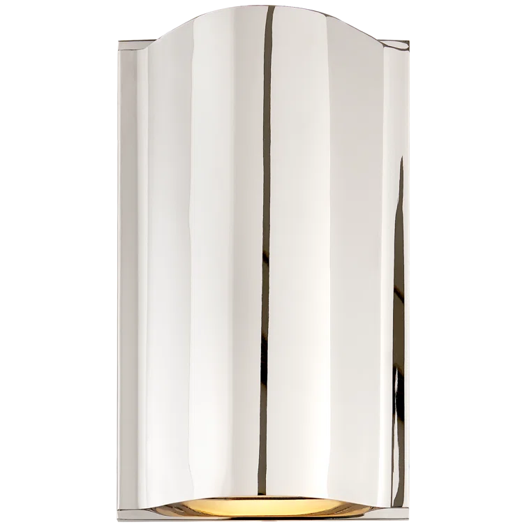Polished Nickel 11.5" Dimmable LED Wall Sconce