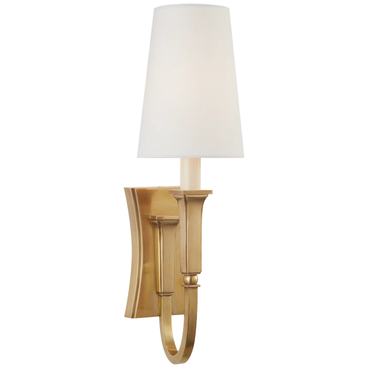 Delphia 17'' Brass and Bronze Dimmable Direct Wired Sconce