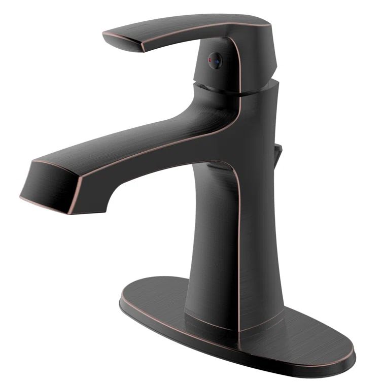 Cardania Oil-Rubbed Bronze Single Handle Bathroom Faucet