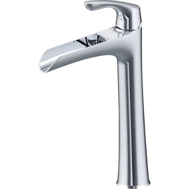 Aegean Polished Chrome Single-Handle Vessel Sink Faucet