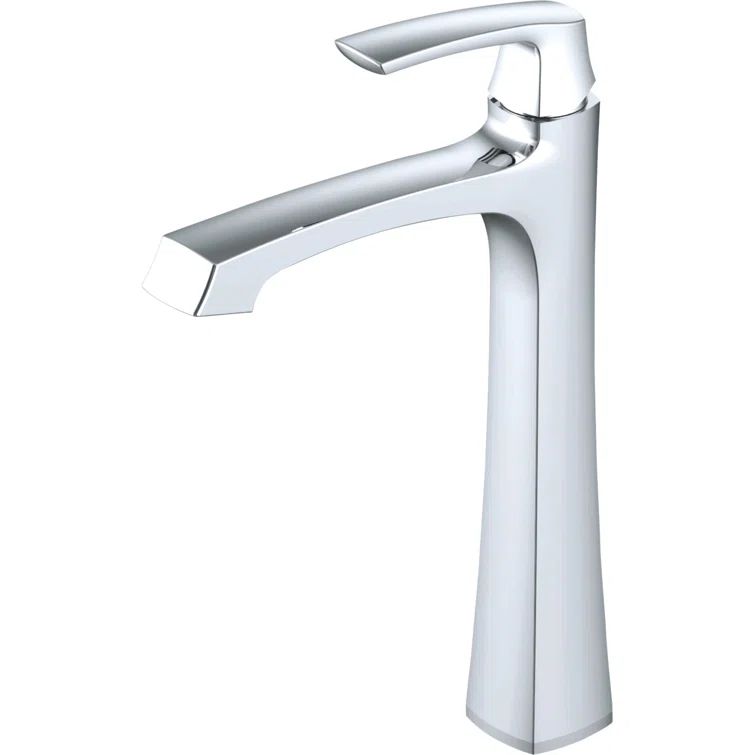 Cardania Polished Chrome Single-Handle Vessel Sink Faucet