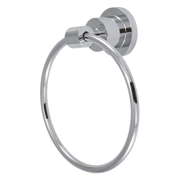 Polished Chrome Wall Mounted Towel Ring