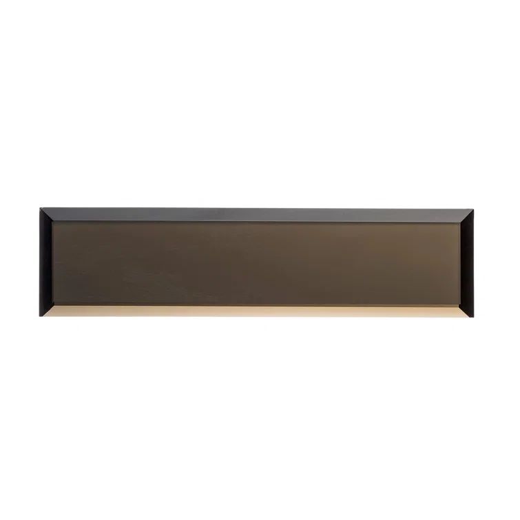 Vega Frosted Brown Beveled Glass Subway Wall Tile