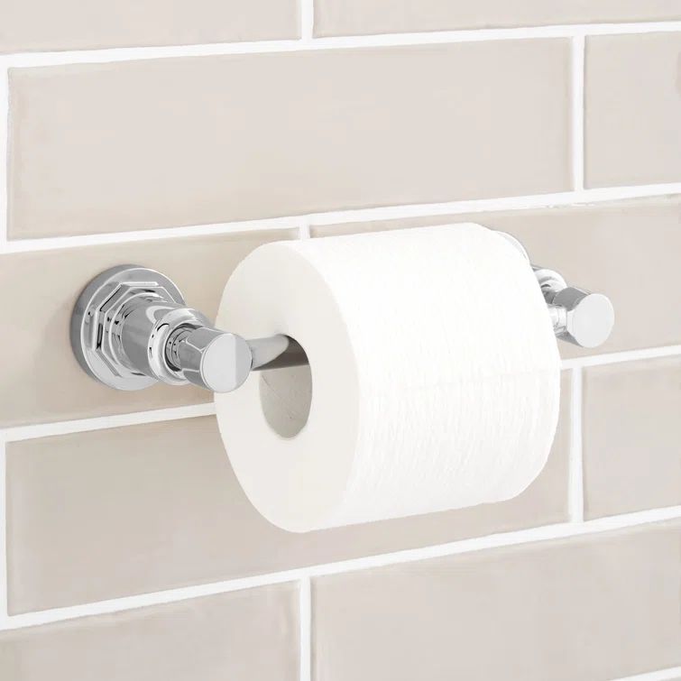 Chrome Round Wall Mounted Toilet Paper Holder