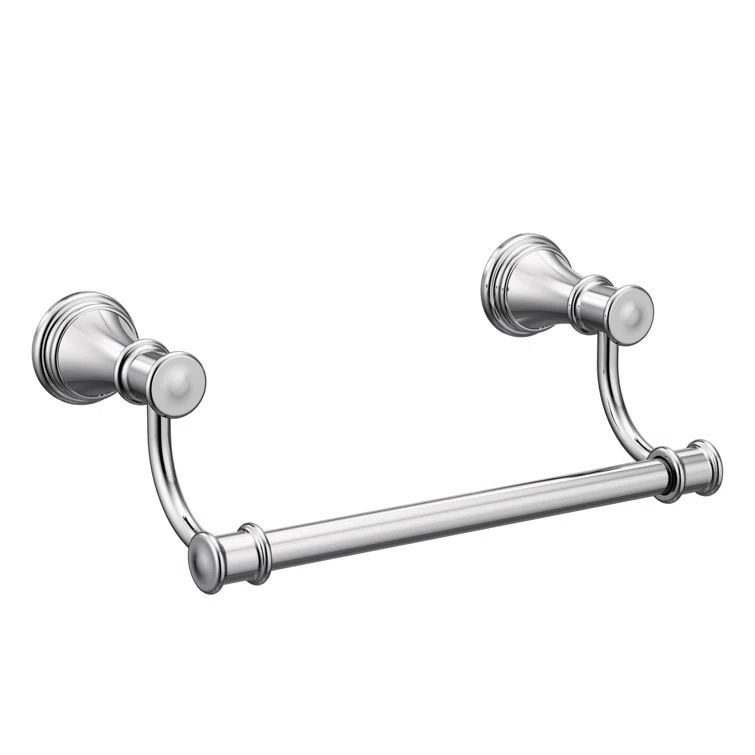 Belfield Polished Nickel Traditional Wall Mounted Towel Bar