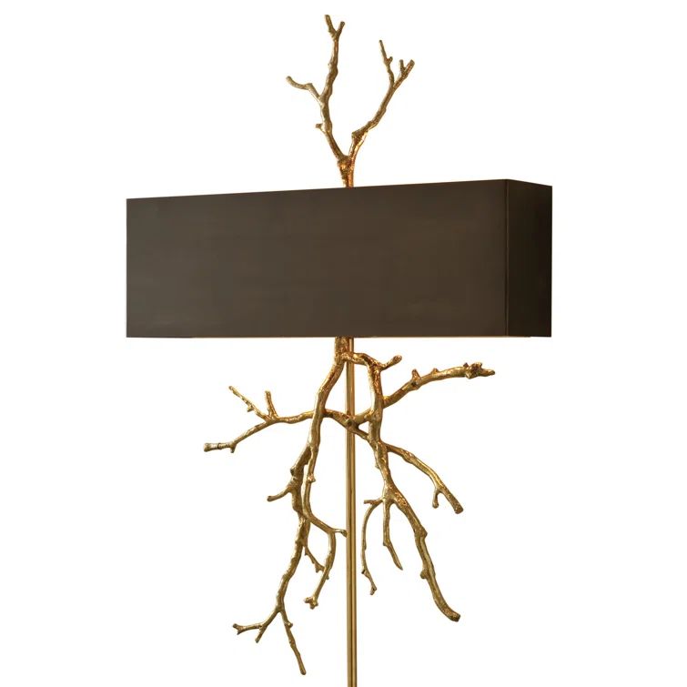 Brass and Bronze 2-Light Direct Wired Wall Sconce