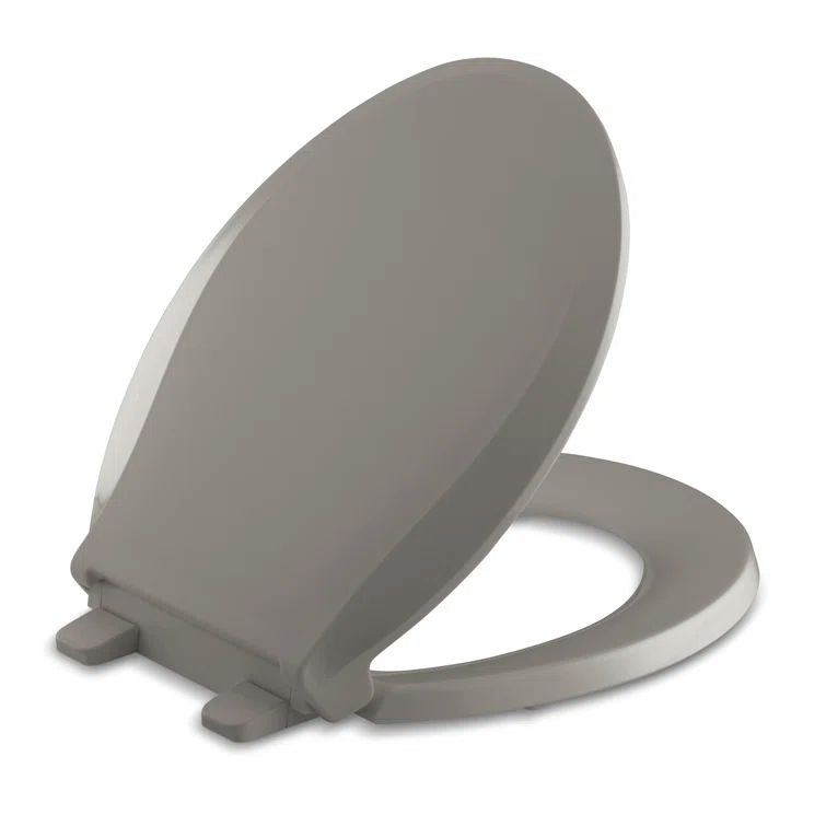 Cashmere Round-Front Toilet Seat with Quiet-Close Lid
