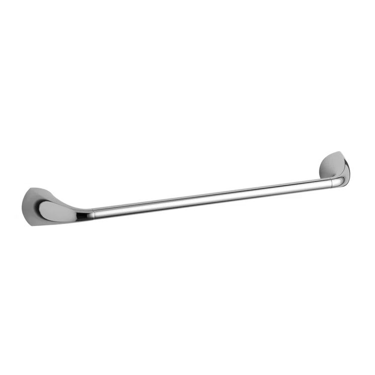 Polished Chrome 18" Metal Wall Mounted Towel Bar