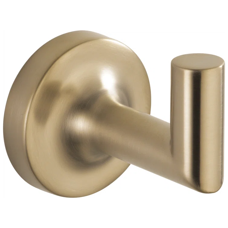 Luxe Gold Modern Brass Single Robe Hook