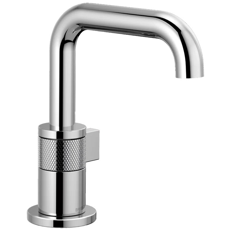 Luxe Nickel Modern Single Hole Brass Faucet