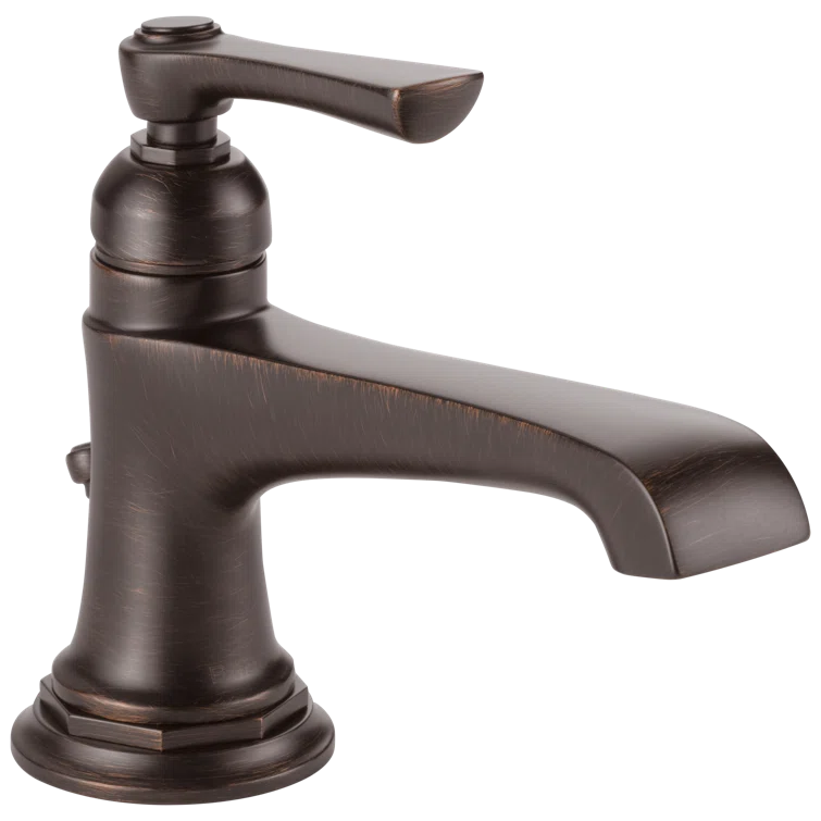 Venetian Bronze Single Hole Lavatory Faucet with Brass Finish