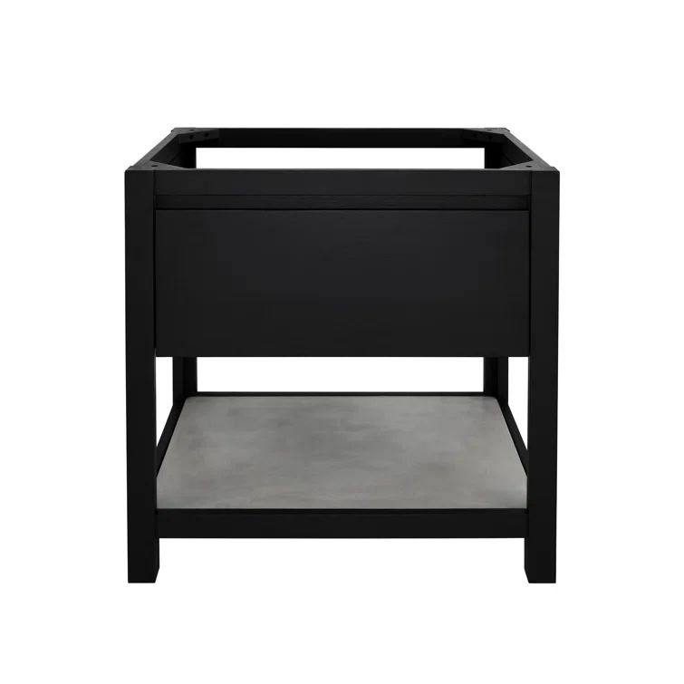 Midnight Oak Solace 30" Freestanding Single Vanity Base
