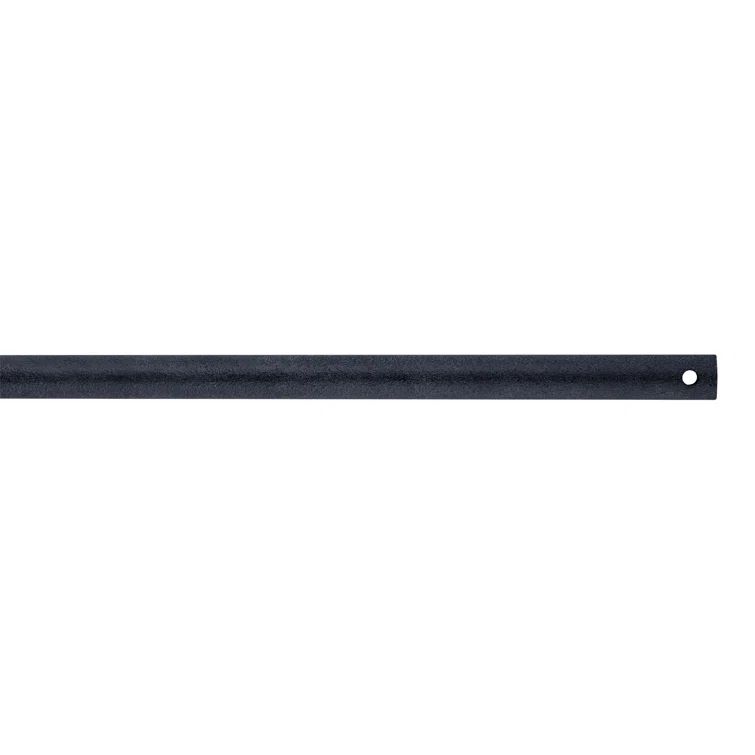 24-Inch Dark Weathered Zinc Steel Ceiling Fan Downrod