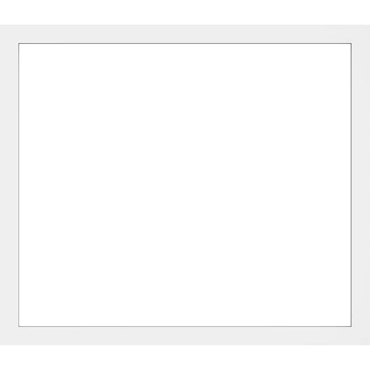 White PVC Decorative Wall Panel 30"W x 26"H
