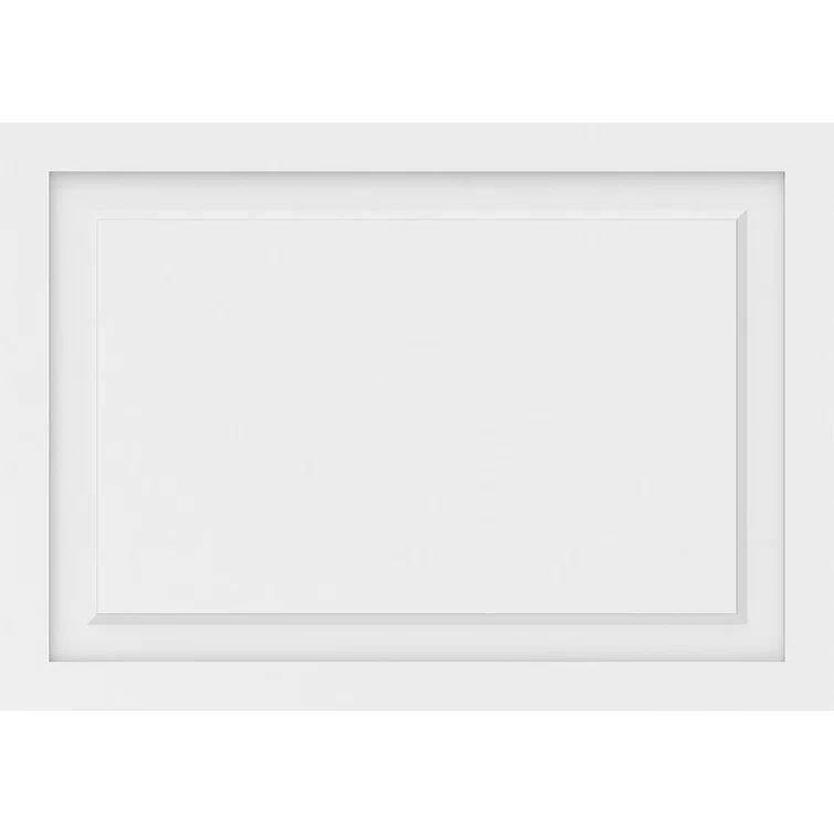 Harrison White Textured PVC Decorative Wall Panel 34" x 24"