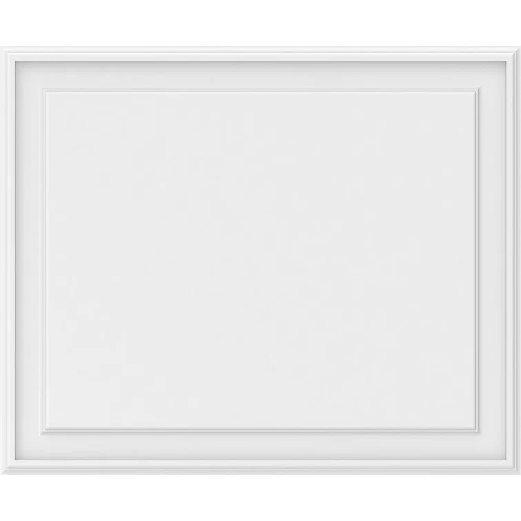 Legacy Raised White PVC Decorative Wall Panel