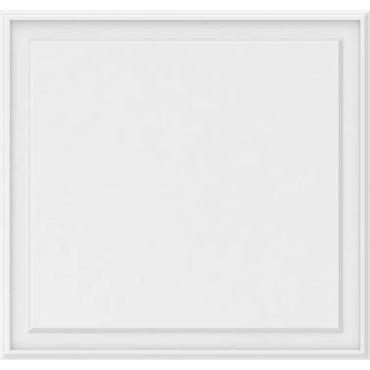 Legacy Raised White PVC Decorative Wall Panel