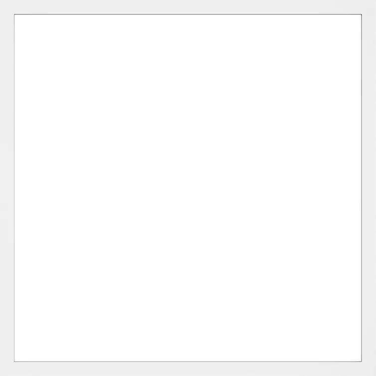 White PVC 18" x 18" Decorative Wall Panel