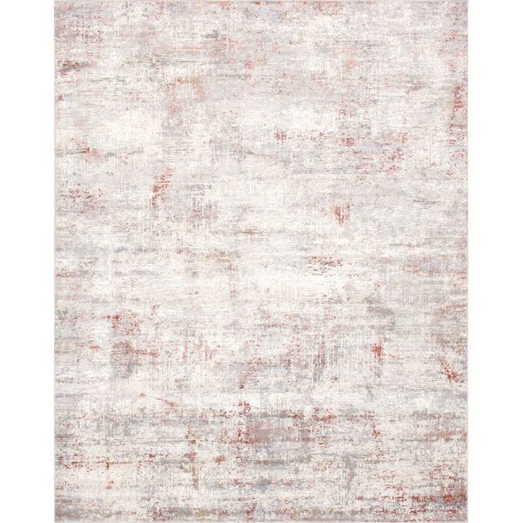 Ivory Elegance 4' x 6' Handmade Synthetic Rectangular Rug