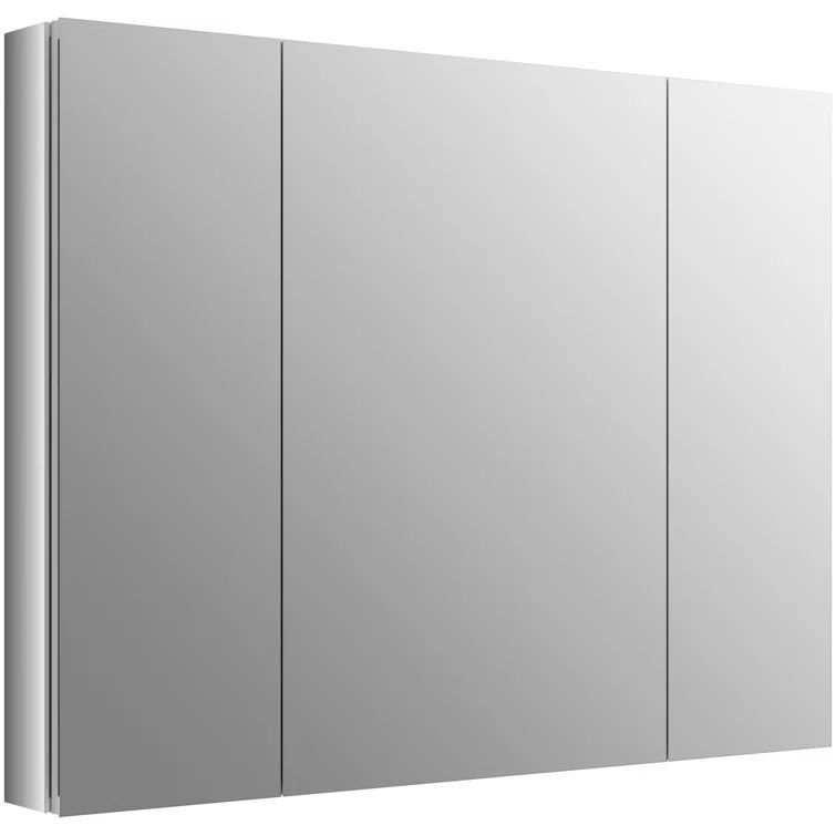 Verdera Frameless 40"x30" Aluminum Medicine Cabinet with Adjustable Shelves
