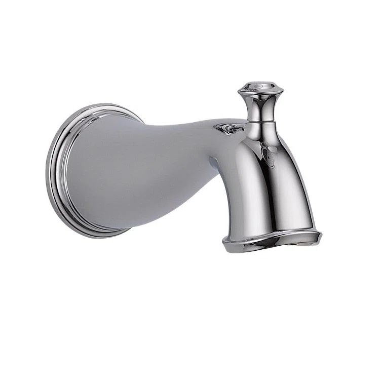 Cassidy Modern Chrome Pull-Up Diverter Tub Spout
