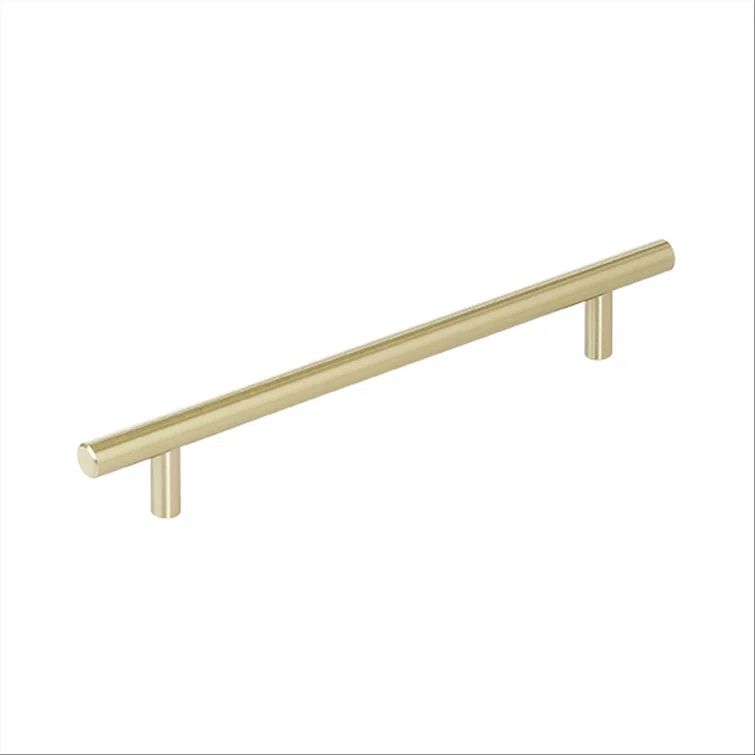 Golden Champagne Steel Bar Pull with Mounting Hardware